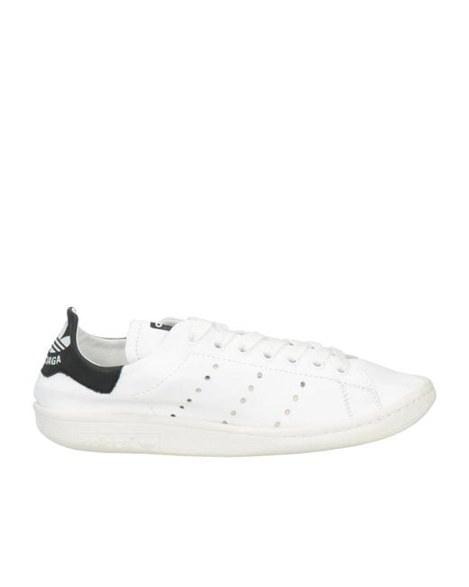 Balenciaga White Low-Top Sneakers