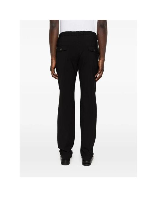 Eleventy Blue Drawstring Trousers for men