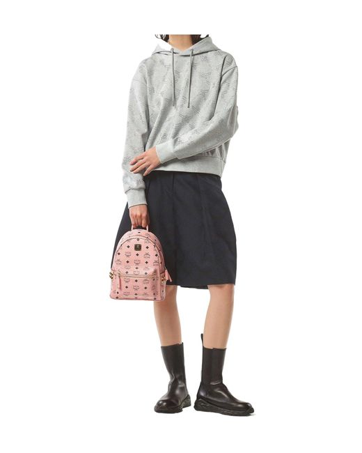 MCM Pink Stark Backpack