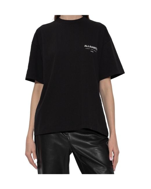 AllSaints Black Underground T-Shirt