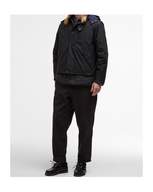 Barbour Black Long Sleeve Casual Jacket for men