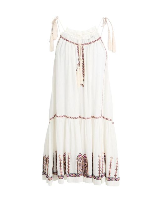 Isabel Marant White Ivory Mini Dress Cotton