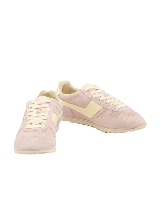 Autry Pink Windspin Lace-Up Sneakers