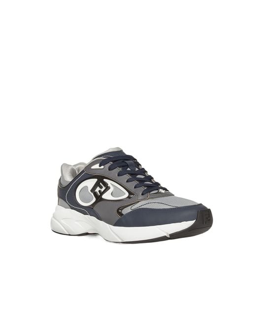 Fendi Multicolor Forward Lace-Up Sneakers for men