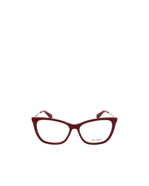 Max Mara White Cat-Eye Glasses