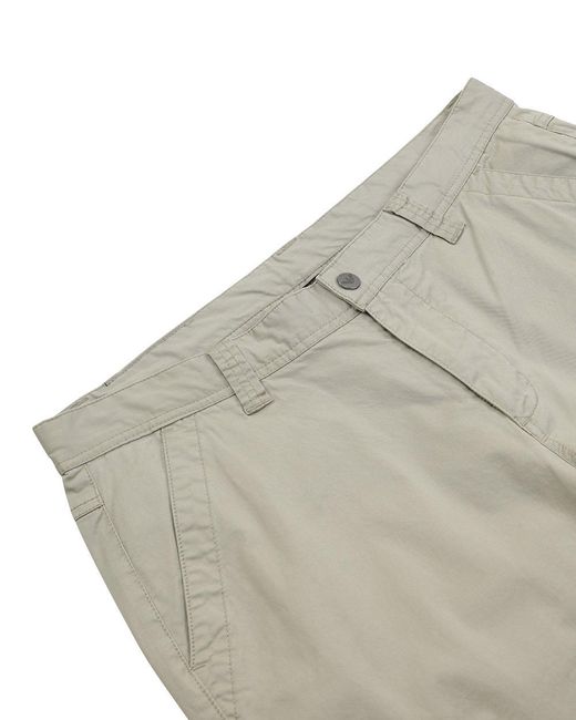 EA7 Gray Logo Patch Shorts for men