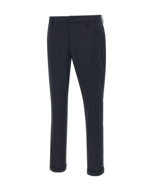 Dondup Blue Gaubert Slim Fit Pants for men