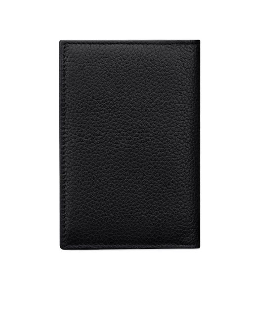 Dior Black Saddle Vertical Bifold Card Holder for men