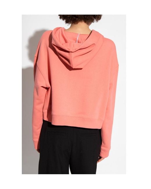 Stella McCartney Pink Drawstring Hooded Sweater