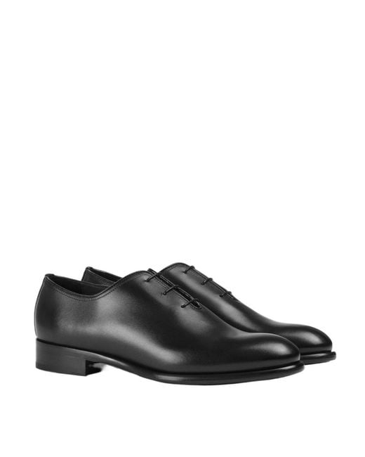 Doucal's Black Brogue Shoes for men