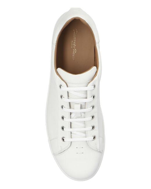 Gianvito Rossi White Leather Sneakers for men
