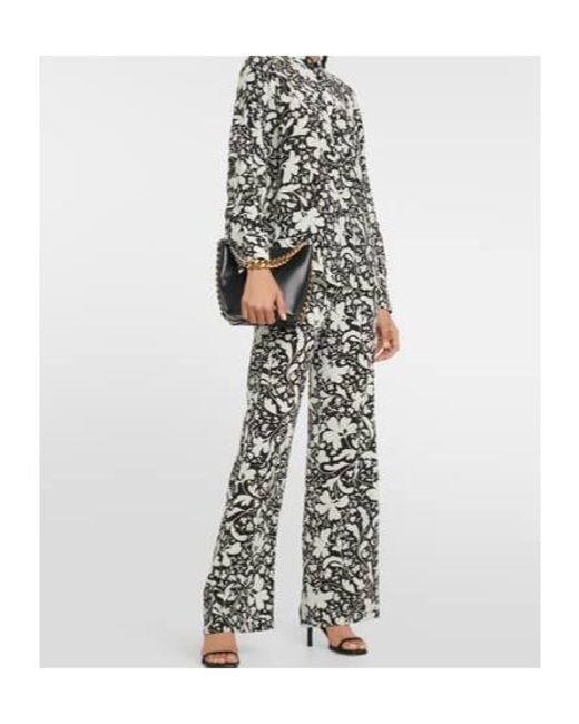 Stella McCartney Black Printed Silk Shirt