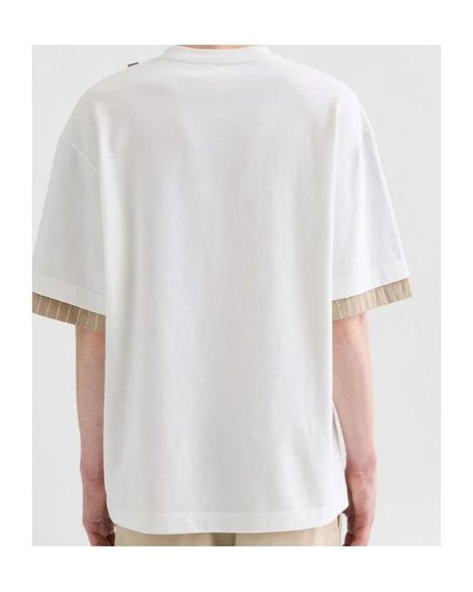 Jil Sander White Crew-Neck T-Shirt for men