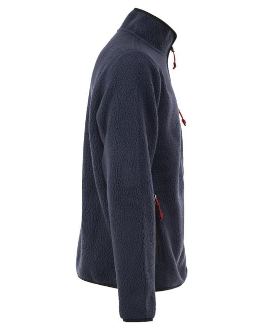 Patagonia Blue Zip-Up Fleece Jacket for men