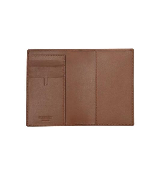 Burberry Natural Check Folding Card Case for men