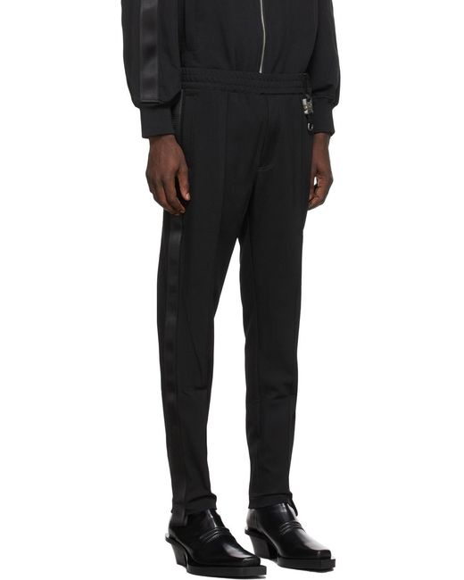 1017 ALYX 9SM Black 1017 9Sm Buckle Detailed Straight Leg Pants for men