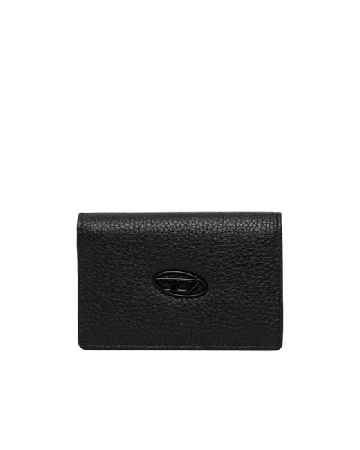 DIESEL Black Hissu-Evo-Card Card Holder for men
