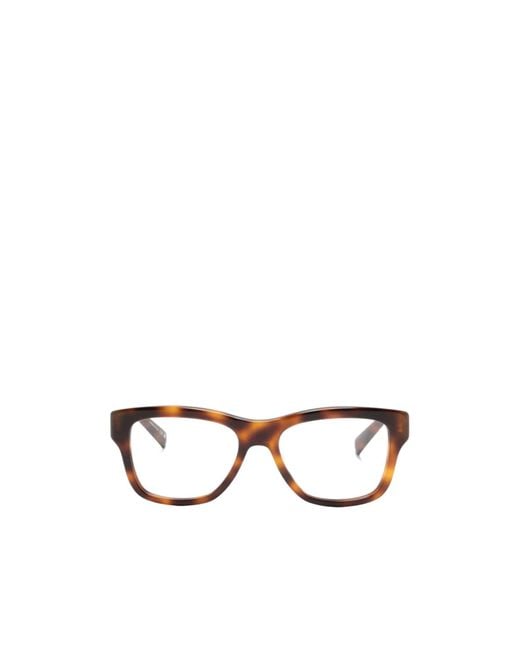 Saint Laurent White Eyewear Square Frame Glasses for men