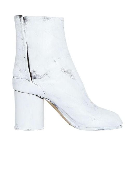 Maison Margiela White Tabi Vintage Ankle Boots