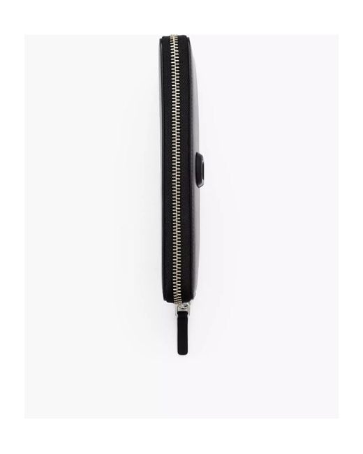 Marc Jacobs Black The Continental Zipped Wallet