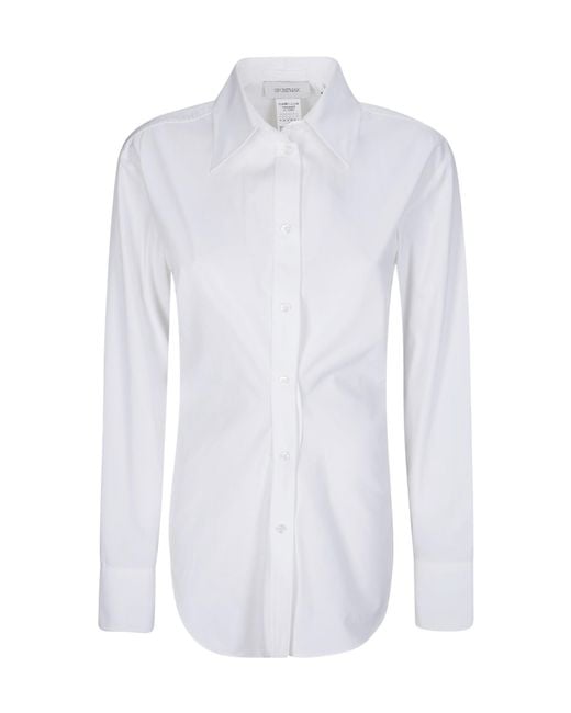 Sportmax White Long-Sleeved Shirt