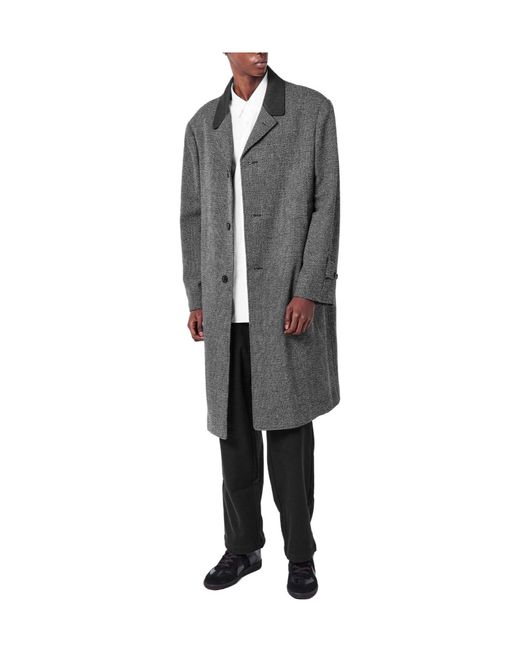 Maison Margiela Gray Tailored Slim Long Coat for men