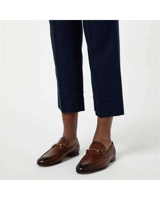 Gucci Brown Horsebit Loafers for men