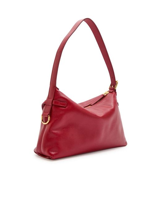 Givenchy Red Voyou Mini Leather Shoulder Bag
