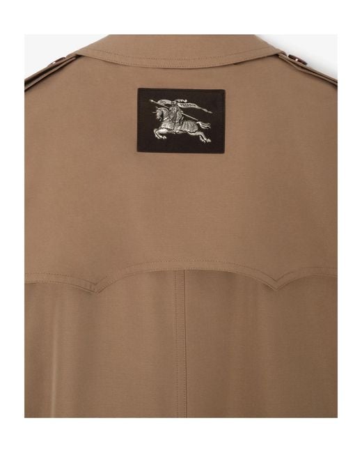Burberry Brown Long Foxfield Trench Coat for men