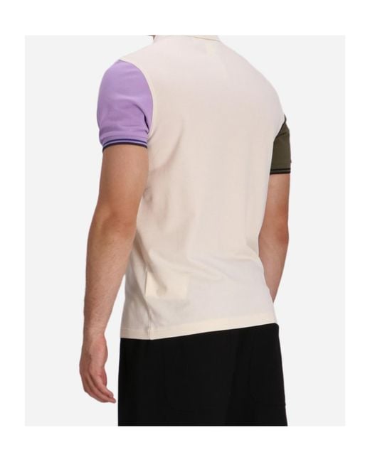 Comme des Garçons Multicolor Colour-Block Cotton Polo Shirt for men