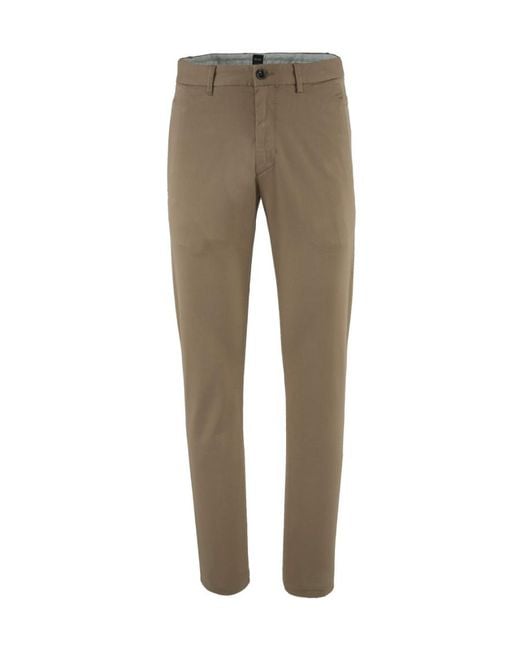 Boss Gray Logo Casual Pants for men