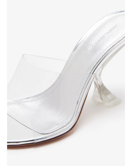AMINA MUADDI White Taylor 90 Slippers