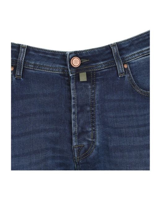 Jacob Cohen Blue Straight-Leg Jeans for men