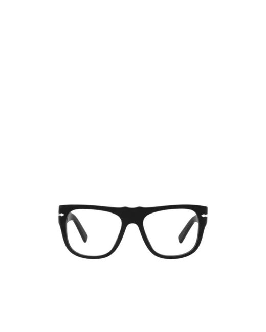 Persol White Square Flat Mirror for men