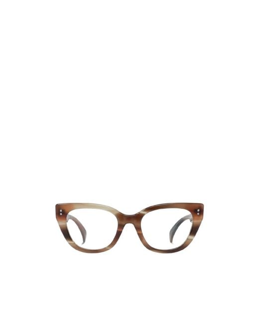 KENZO White Full-Rimmed Glasses (With Non-Prescription Lenses)