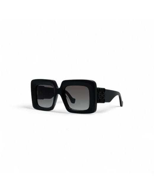 Loewe Black Square Frame Sunglasses