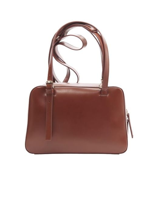 ショルダーバッグ・ポシェット Virginie Crossbody - A.P.C. - Leather - Brown Virginie Flap bag | Smooth box leather | A.P.C. Accessories