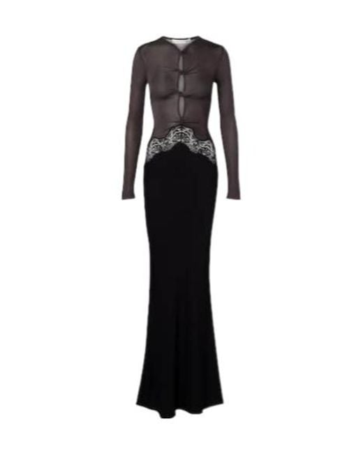 Christopher Esber Black Long Sleeve Dress