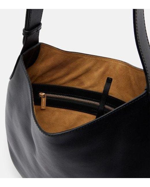 Nili Lotan Black Jagger Medium Leather Shoulder Bag