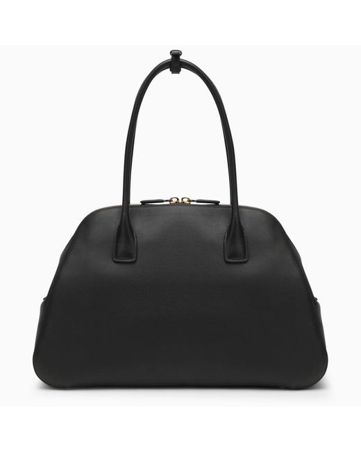 Prada Black Logo Detailed Zipped Tote Bag