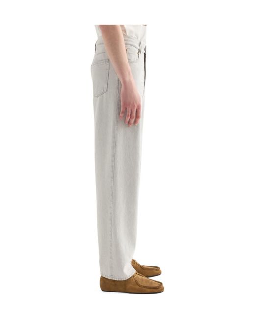 Jil Sander Gray Relaxed Denim Trousers for men