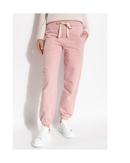 Jil Sander Pink Drawstring Sweatpants