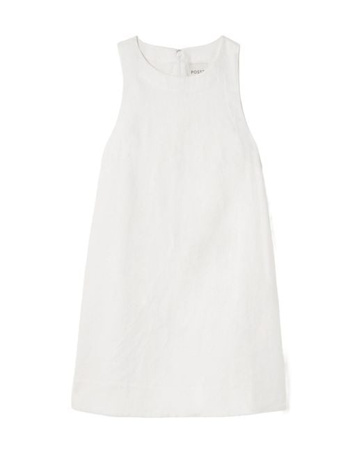 Posse White Poppy Mini Dress