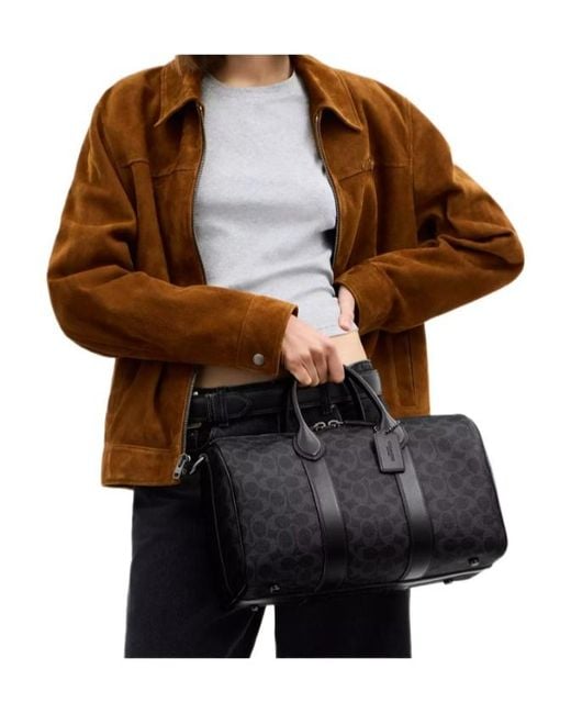 COACH Black Compass Bag 35 for men