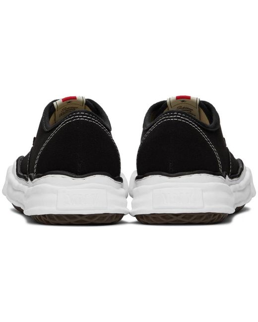 Maison Mihara Yasuhiro Black Baker Lace-Up Sneakers
