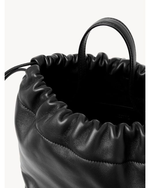 Chloé Black Chloé Icons Drawstring Small Bucket Bag