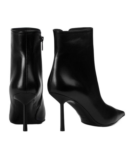 Le Silla Black 105Mm Zip Boots