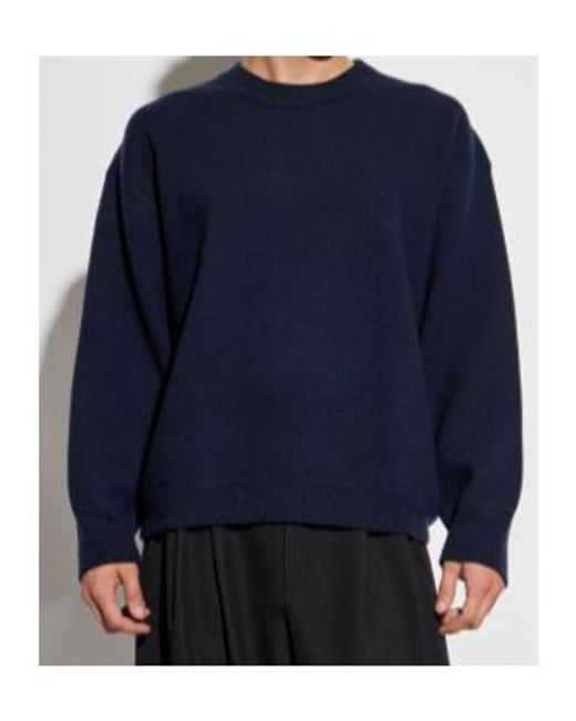 Studio Nicholson Blue Moray Wool-Blend Sweater for men