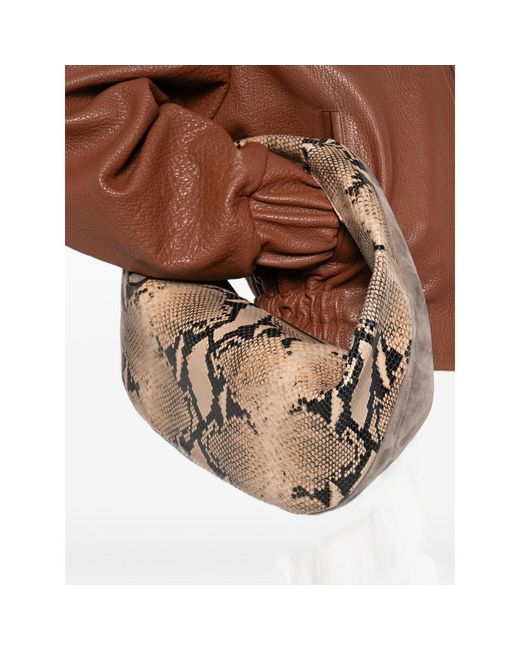 Khaite Metallic Medium Olivia Embossed Tote Bag