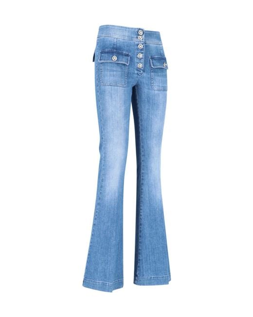 Seafarer Blue Anais Button Pocket Jeans